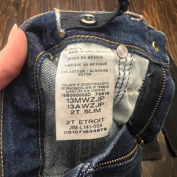 Wrangler Boys Jeans Size 2T Slim - Picture 4 of 4